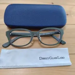 DIRECT　GLASS　LABO　 カーキ 　鼻パッド付　ウッド調（木調）