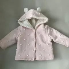 babyGAP フード付きピンクアウター（耳付き）
