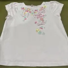 mezzo piano メゾピアノ リボン Tシャツ 130cm