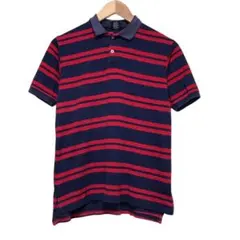 90s POLO ラルフローレン ビンテージ半袖ボーダーポロシャツ　USA製