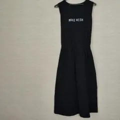 ブラックノースリーブワンピース