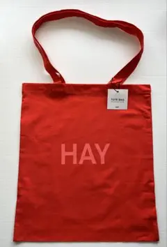 HAY ヘイ へい トートバッグ レッド 新品未使用 正規品 実物画像有り