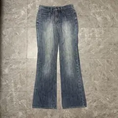 J.CREW ブーツカット フレアデニム 0サイズ ライトブルー d26のサムネイル