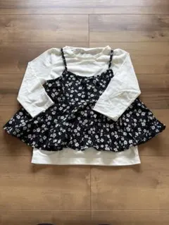 花柄レイヤードTシャツ 130㎝のサムネイル