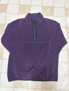 【ユニクロ】メンズレディース　フリースハーフジッププルオーバー