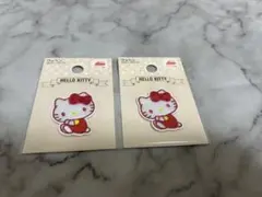 ハローキティ ワッペン2点セット