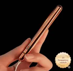 【ゴールド】ハンディマッサージャー マッサージペン フェイスマッサージ