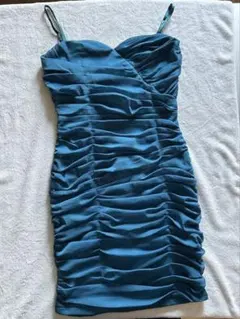 【ANAP LATINA 】キャミソール ミニドレス ワンピース ボディコン 青