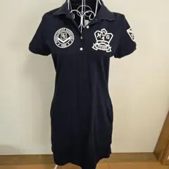 PEARLY GATES パーリーゲイツ 半袖ポロシャツワンピース　0