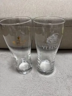 YEBISU 麦とホップ　ビールグラス2個セット