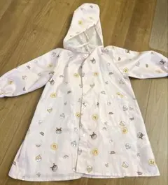 アンパンマン　ピンク　ベビー　レインコート　ポンチョ　キッズ　女の子　90