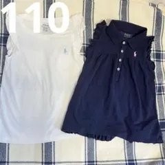 美品　POLO RALPH LAUREN フリルTシャツ 2枚セットのサムネイル