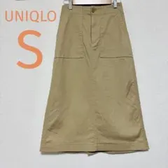 【訳あり】ユニクロ　ベイカースカート　Ｓサイズ　ベージュ