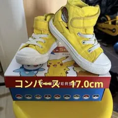 CONVERSE ピカチュウ キッズシューズ イエロー　17.0cm ポケモン