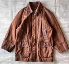 激レア✨COACH/コーチ 本革/レザー ヘビーウエイト ハーフコート XL 