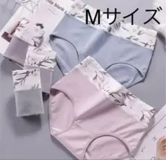 新品4枚セットMサイズ花柄レディースショーツ下着高通気性と伸縮性ショーツ