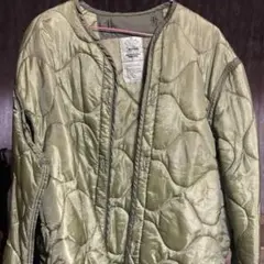 オリーブグリーン キルティングジャケット Lサイズ
