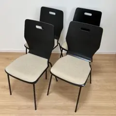 オフィスコムの会議用チェア•椅子4脚セット