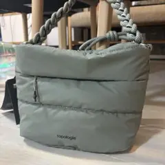 topologie トポロジー Besace ショルダー ハンドバッグ グリーン