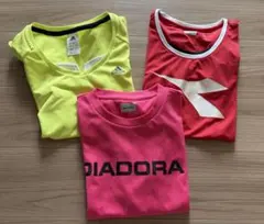 テニスウェア Tシャツ 3枚セットadidas ディアドラ