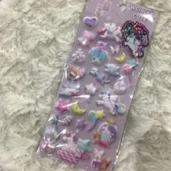 ユニコーン　ぷっくりシール