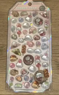 クーリア　ボンボンドロップシール　シャーベット　シマエナガ　もちもちボンボン