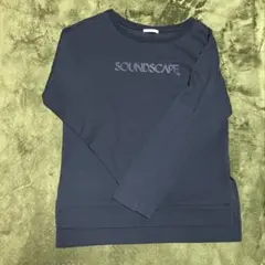 ベイフロー ネイビー 裏起毛 トップス