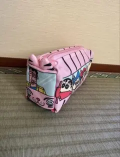 クレヨンしんちゃん　幼稚園バス　筆箱　ポーチ