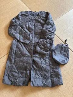 UNIQLO ウルトラライトダウンコートM グレー 収納袋付き