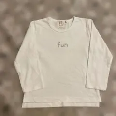 SLAP SLIP 長袖カットソー 100cm ホワイト 미사용 コットン