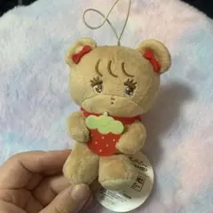 mikko illustrations いちごマスコットぬいぐるみ