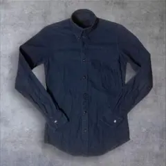 junhashimoto ジュンハシモト 長袖シャツ ネイビー S 綿100%のサムネイル