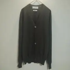 TOMORROWLAND tricot ダークグレー カーディガン s