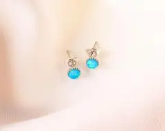 新品 オパールピアス シルバー925 サークル