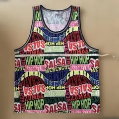 【ZUMBA】カラフル ヒップホップ メッシュ タンクトップ