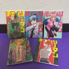 ローソンコラボ　チェンソーマンノート5冊セット①