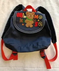 ミキハウス ベビーリュック ネイビー