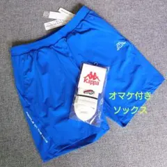 ★新品未使用タグ付　Kappa 　ハーフパンツ　　 Lサイズ　オマケソックス付きのサムネイル
