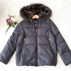 ✨美品✨ ナノユニバース ダウンジャケット コラボ リモンタ ラクーンファー