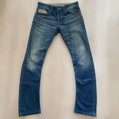 5351 Pour Les Hommes レザーブーツカットパンツ　レア 5351 Pour Les Hommes レザーブーツカットパンツ レア