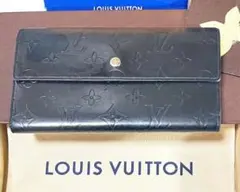 ルイヴィトン ヴェルニ ポルトフォイユ 長財布 モノグラム ブラック
