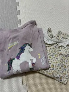 長袖カットソー 120cm 2枚セット