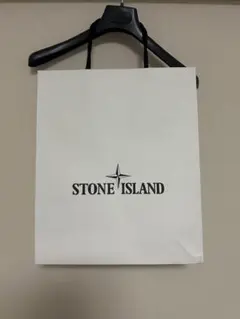 STONE ISLANDロゴ入りショップ袋2枚セット