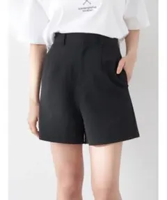 【earth】ショートパンツ(ブラック/S)