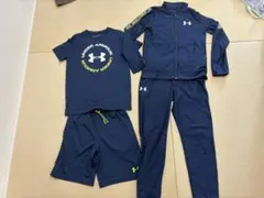 Under Armour ジャージ上下セット YLG ネイビー　140センチ