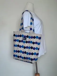 北欧風柄 肩掛け 大きめトート（マチ10cm）深さ35cm×間口40cm