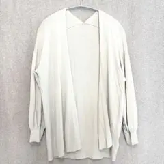 a.v.v standard ニットカーディガン M グレー シャリ感・速乾性
