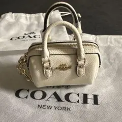 コーチ 新品未使用 ミニ ローアン サッチェル バッグ チャーム