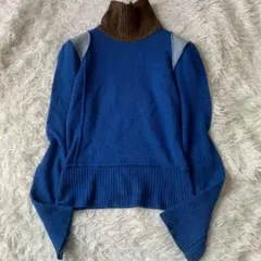 ETRO エトロ　パッチワーク風ハイテックニットセーター