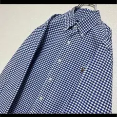 正規品 ラルフローレン BDシャツ ブルーギンガムチェック マルチポニー刺繍